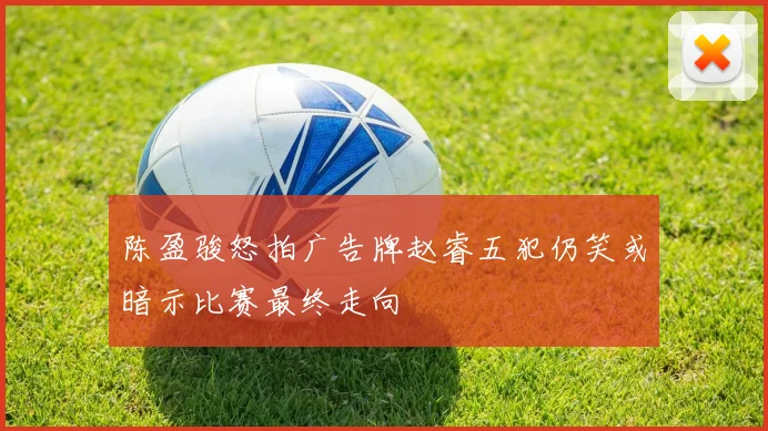 陈盈骏怒拍广告牌赵睿五犯仍笑或暗示比赛最终走向